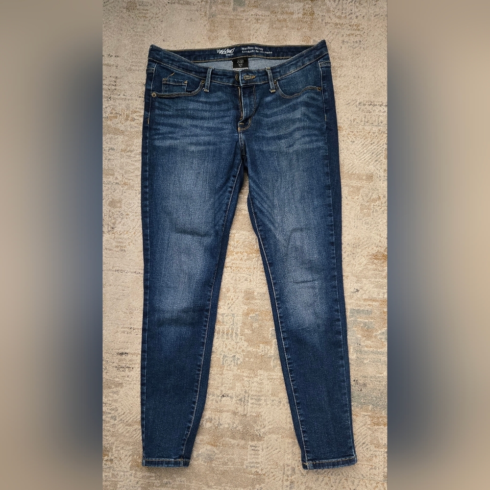 Mossimo Supply Co. Women's Dark Blue Skinny Jeans